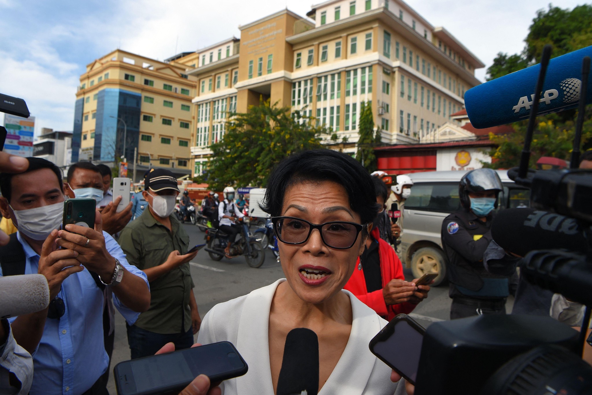 L’opposante Theary Seng purge une peine de six ans de prison.