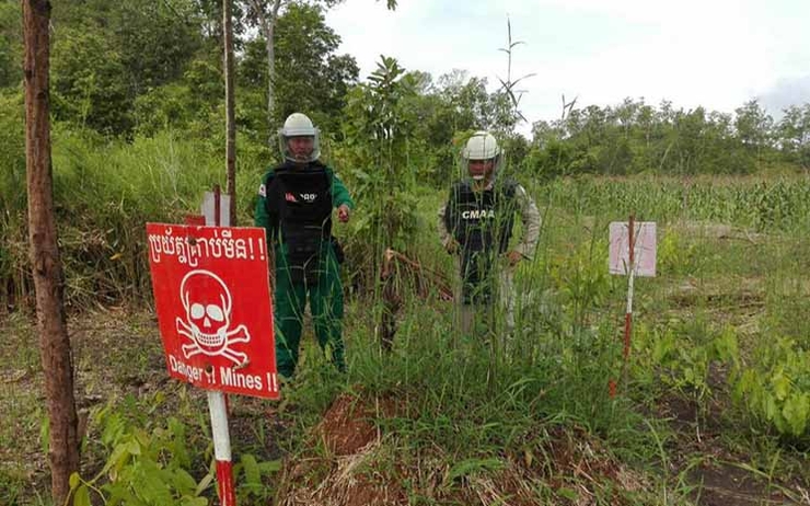 , Le cambodge débarrassé de ses mines à l&rsquo;horizon 2025