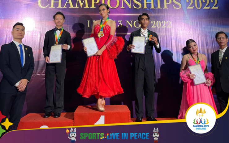 , Le Cambodge remporte 17 médailles en danse sportive
