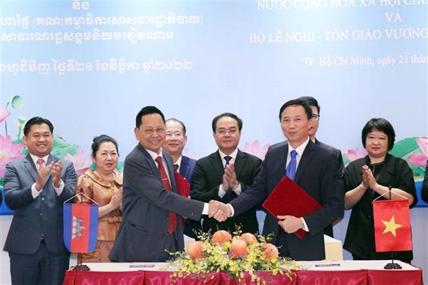 Le Vietnam et le Cambodge cultivent leur cooperation religieuse hinh anh 1