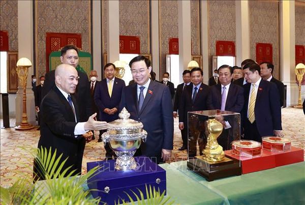 Le Vietnam prend en haute consideration les relations avec le Cambodge hinh anh 1