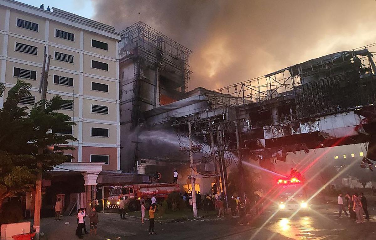 , L’incendie d’un hôtel casino au Cambodge fait au moins dix morts et une trentaine de blessés