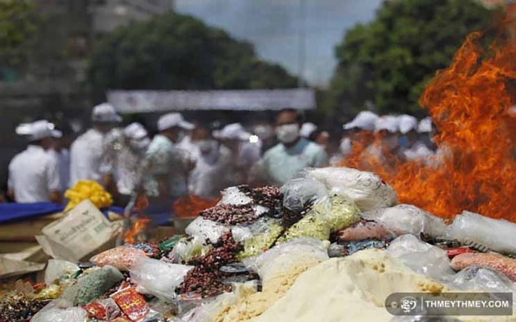 , Près de 900 Kg de drogues saisis à Sihanoukville