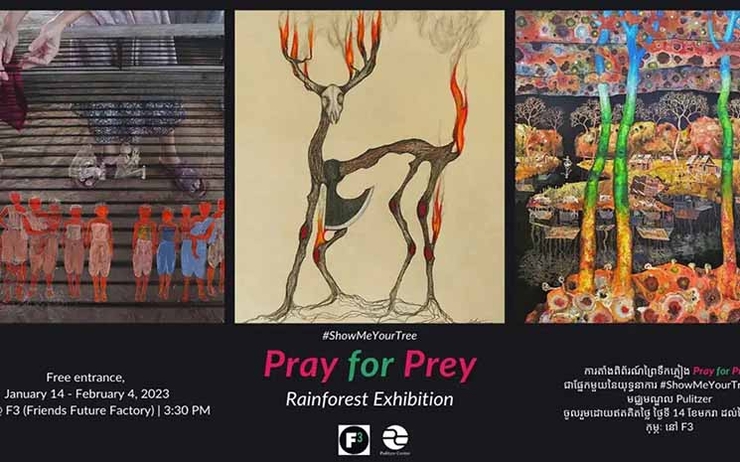 , Pray for Prey, une exposition contre la déforestation du Cambodge
