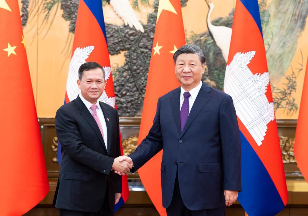 , LEAD Rencontre entre Xi Jinping et le PM cambodgien