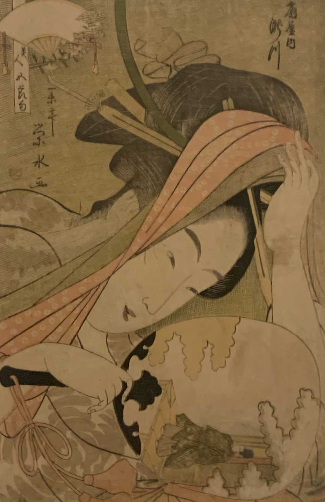 Fête de Tanabata (1797) de Ichirakutei Eisui, présentée dans l’exposition « A portée d’Asie », musée des Beaux-Arts de Dijon, 2023 ©Connaissance des Arts/Guy Boyer