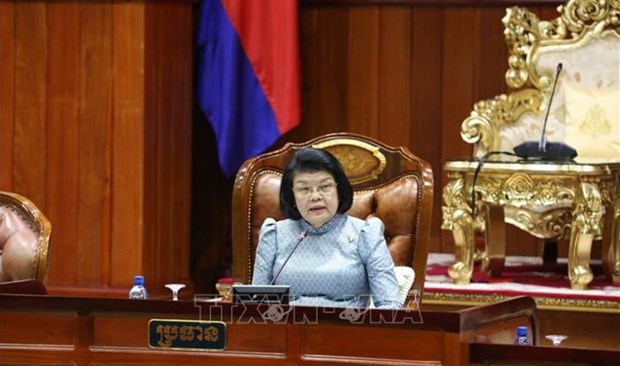 La visite de la presidente de l’Assemblee nationale du Cambodge renforce la solidarite traditionnelle Vietnam-Cambodge hinh anh 1