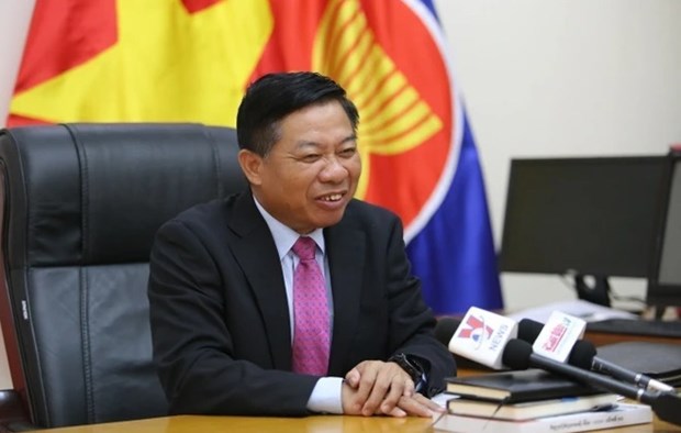 L'ambassadeur Nguyen Huy Tang affirme une nouvelle etape dans les relations Vietnam-Cambodge hinh anh 1