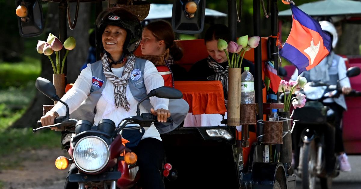 , Au Cambodge, les célèbres tuk-tuks se féminisent