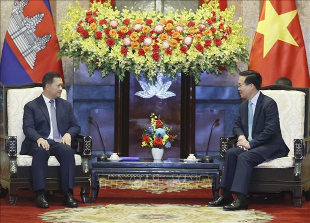 Le Vietnam souhaite promouvoir les relations d’amitie et la cooperation integrale avec le Cambodge hinh anh 1