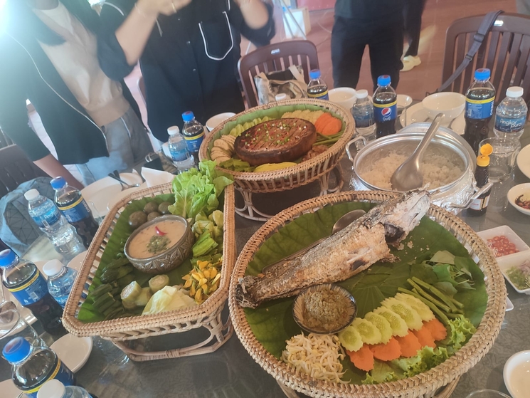 Repas cambodgien 