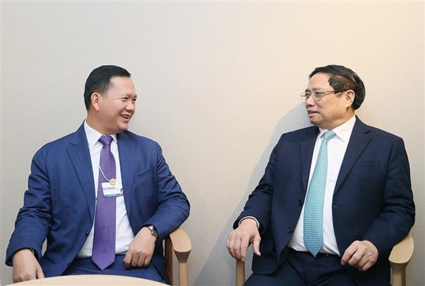 Le PM vietnamien rencontre des dirigeants des pays et d'organisations internationales hinh anh 1