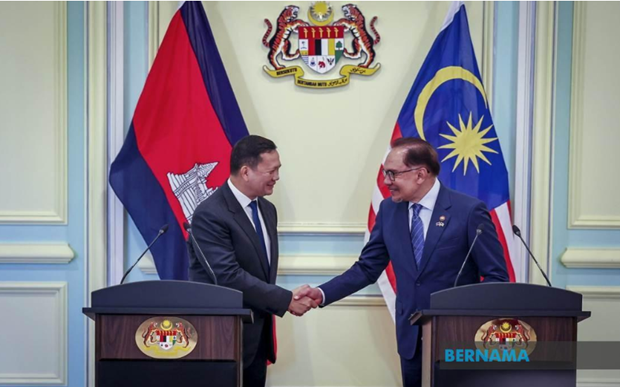 La Malaisie et le Cambodge creent un Comite conjoint du commerce hinh anh 1