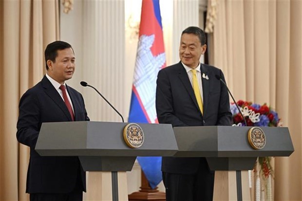 La Thailande et le Cambodge elevent leurs relations bilaterales au rang de partenariat strategique hinh anh 1