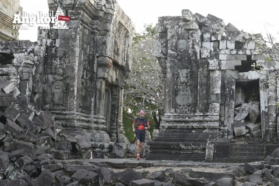 Le parcours traversait certain temples d'Angkor.