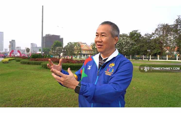 Vath Chamroeun, secrétaire général du Comité national olympique du Cambodge