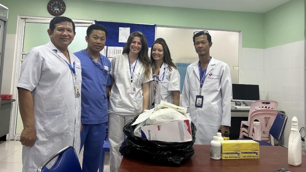, Bastia : deux étudiantes infirmières en stage humanitaire au Cambodge