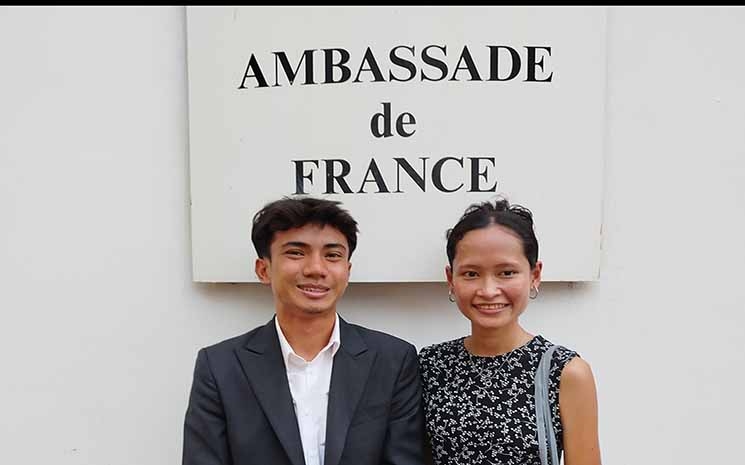 Huit jeunes Cambodgiens volontaires pour les JO de Paris