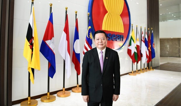 Le secretaire general de l’ASEAN salue les contributions du Cambodge hinh anh 1