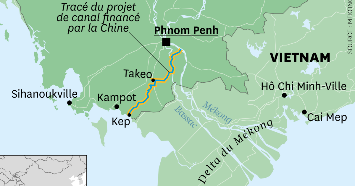 , Mékong. Le Cambodge mise sur un canal de 180 kilomètres pour réduire sa dépendance vis-à-vis du Vietnam